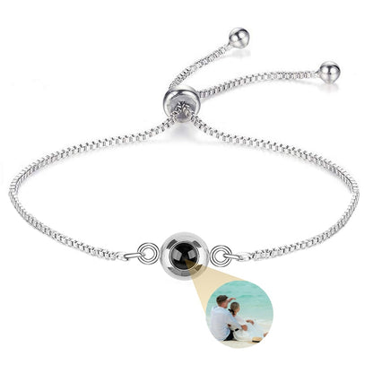 Bracelet With Photo Inside Box Chain