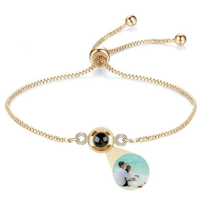 Bracelet With Photo Inside Box Chain