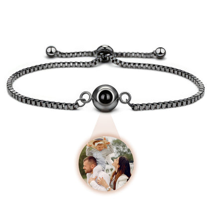 Bracelet With Photo Inside Box Chain