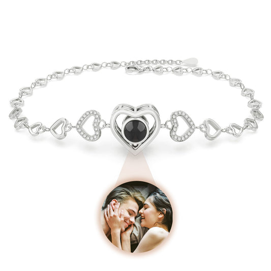 Bracelet With Photo Inside Magic Heart