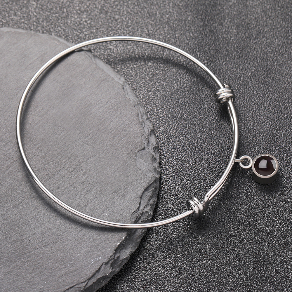 Bracelet With Photo Inside Minimalism