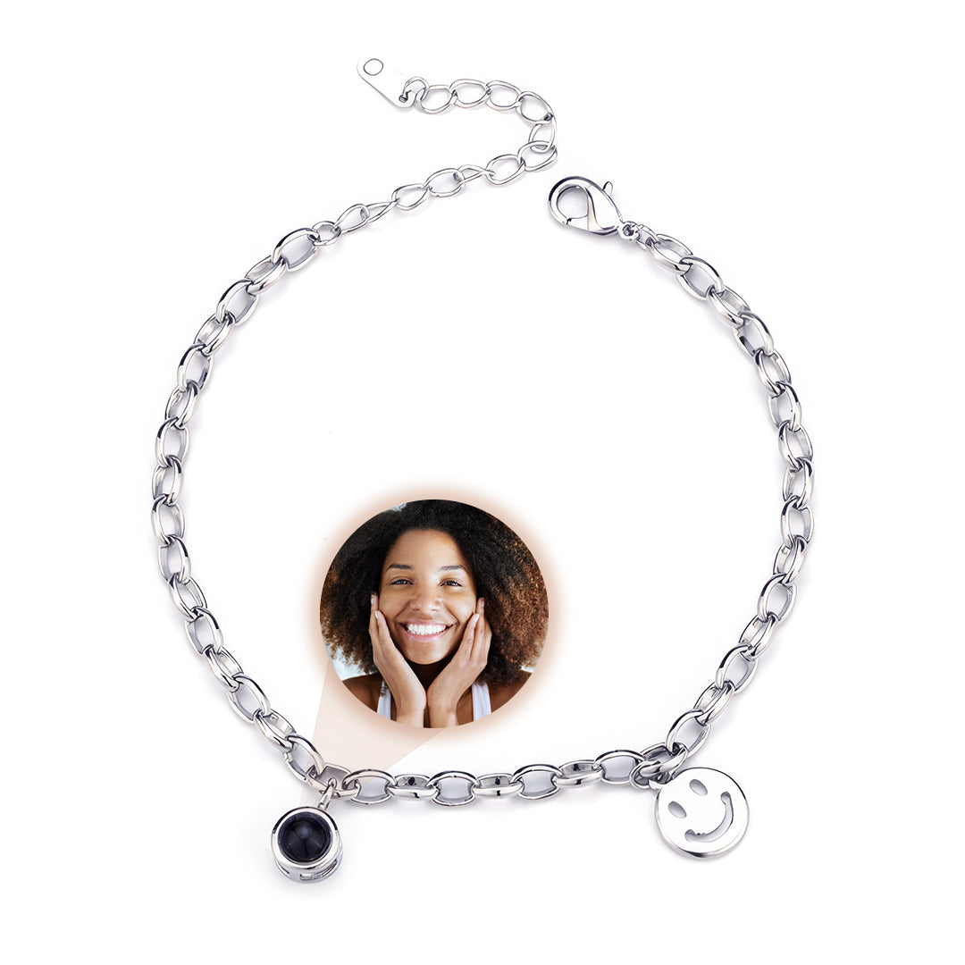 Bracelet With Photo Inside Smile