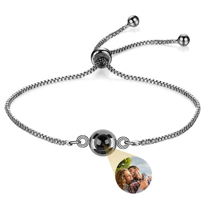 Bracelet With Photo Inside Box Chain