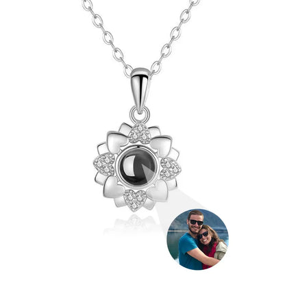 Necklace "The Bloom of Elegance" With Photo Inside