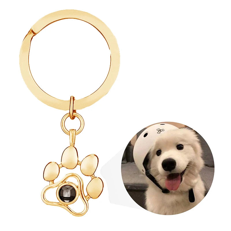 Keychain "Pupil's Paw" With Photo Inside