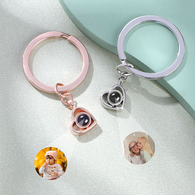 Keychain "Noble Heart" With Photo Inside